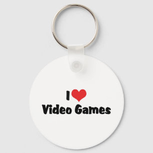 Porte-clés I Love Heart Jeux Vidéo - Vidéo Jeu Lover