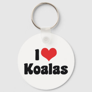 Porte-clés I Love Heart Koalas - Koala Bear Love