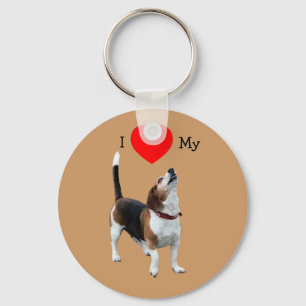 Porte-clés I Love Heart My Beagle Dog
