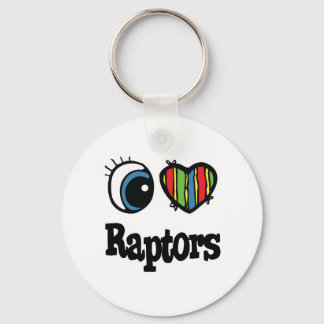 Porte-clés I Love (Heart) Raptors