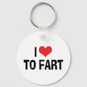 Porte-clés I Love Heart To Fart - Drôle Humour