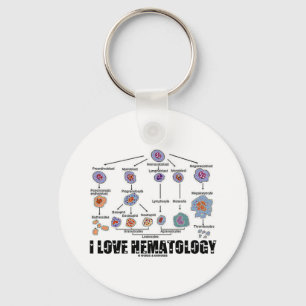Porte-clés I Love Hematology