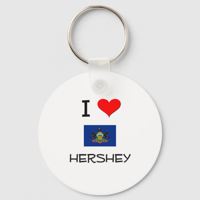 Porte-clés I Love Hershey Pennsylvania (Recto)