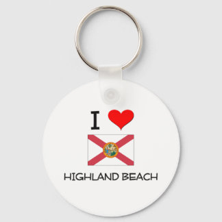 Porte-clés I Love HIGHLAND BEACH Florida
