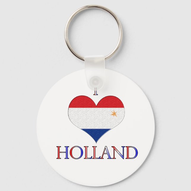Porte-clés I love Holland (Recto)