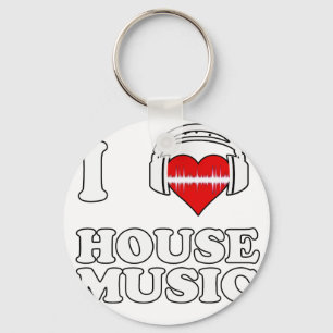 Porte-clés I Love House Music
