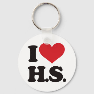 Porte-clés I Love HS (High School)!