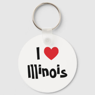 Porte-clés I Love Illinois