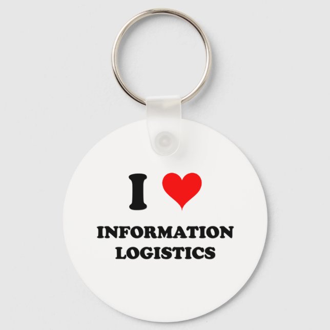 Porte-clés I Love Information Logistics (Recto)