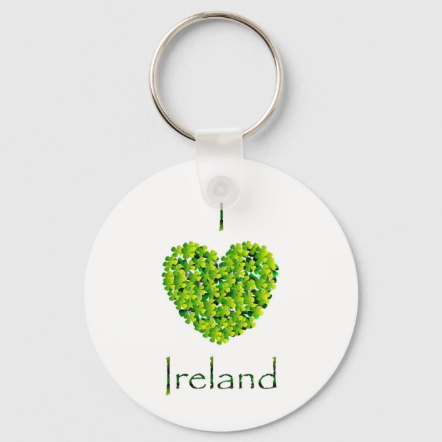 Porte-clés I Love Irlande Porte - clé (Recto)