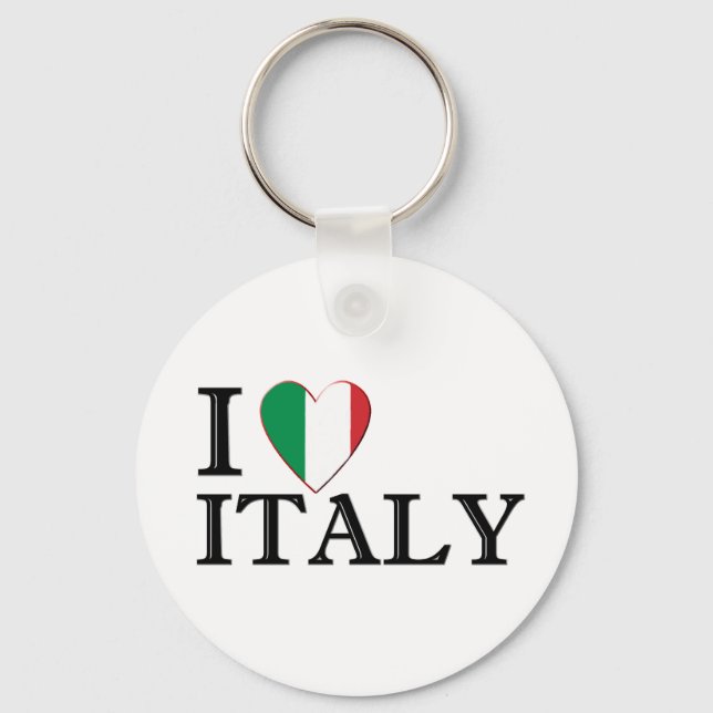Porte-clés I love Italy (Recto)