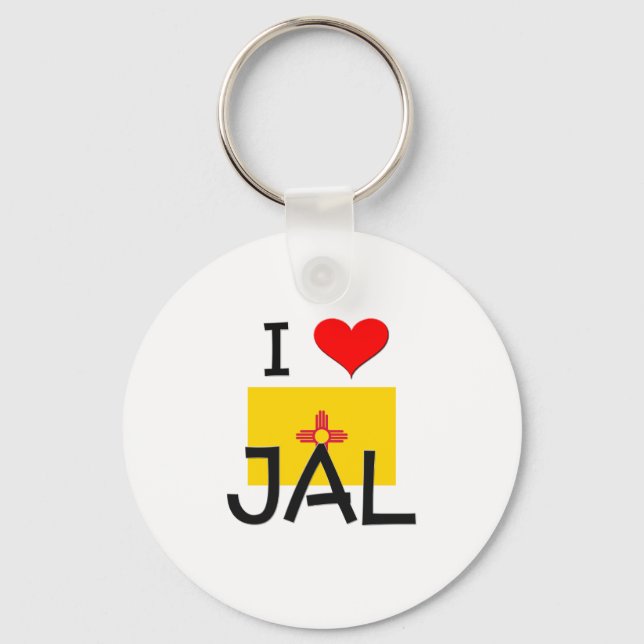 Porte-clés I Love Jal Nouveau-Mexique (Recto)