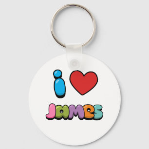 Porte-clés I Love James