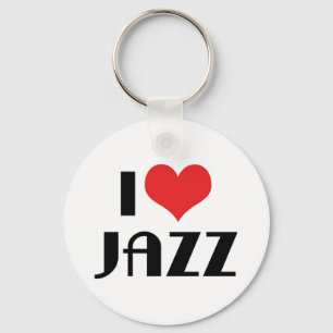Porte-clés I Love Jazz Porte - clé