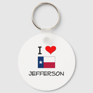 Porte-clés I Love Jefferson Texas
