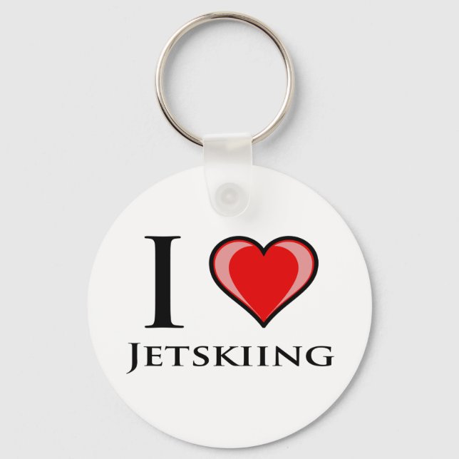 Porte-clés I Love Jetskiing (Recto)