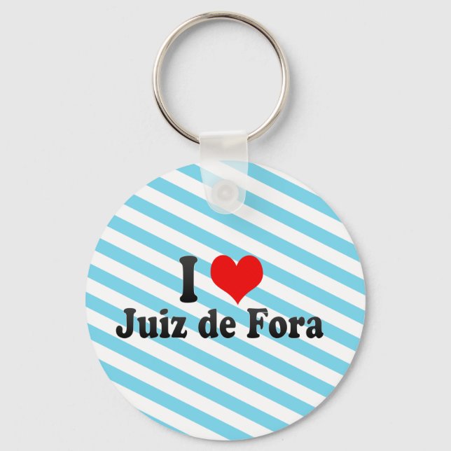 Porte-clés I Love Juiz de Fora, Brésil (Recto)