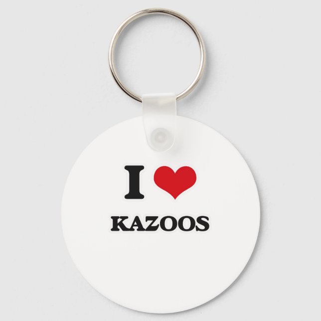 Porte-clés I Love Kazoos (Recto)