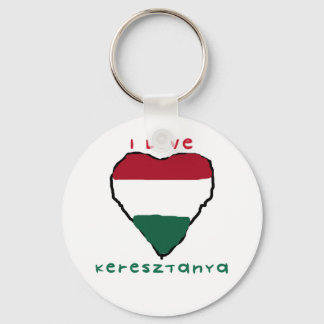 Porte-clés I Love Keresztanya Porte - clé