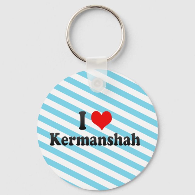 Porte-clés I Love Kermanshah, Iran (Recto)