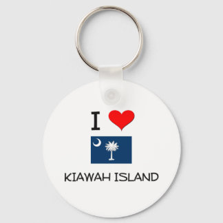 Porte-clés I Love Kiawah Island Caroline du Sud
