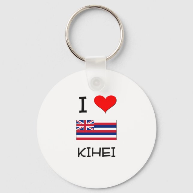 Porte-clés I Love KIHEI Hawaii (Recto)