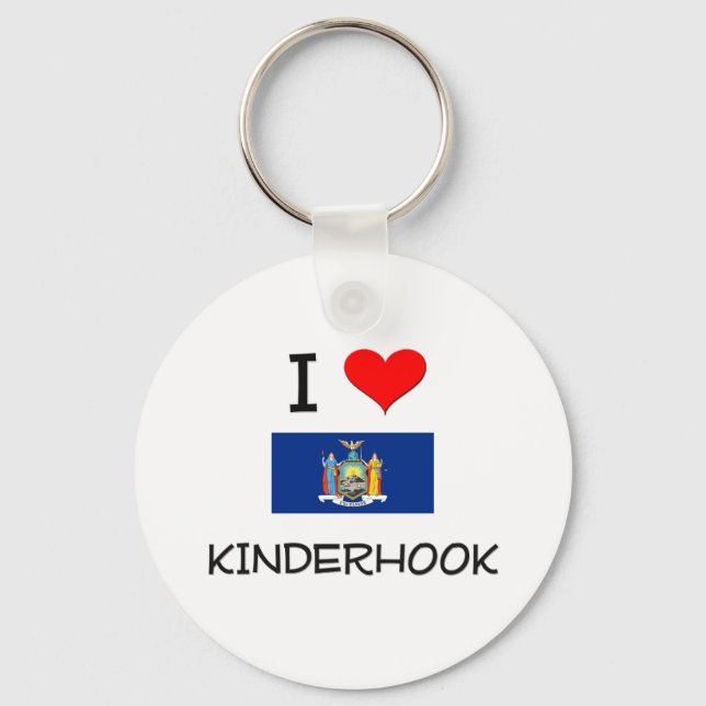 Porte-clés I Love Kinderhook New York (Recto)