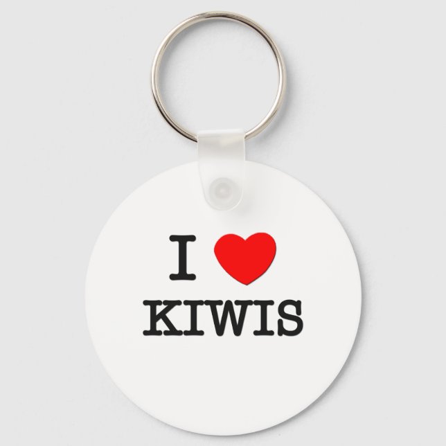 Porte-clés I Love Kiwis (Recto)