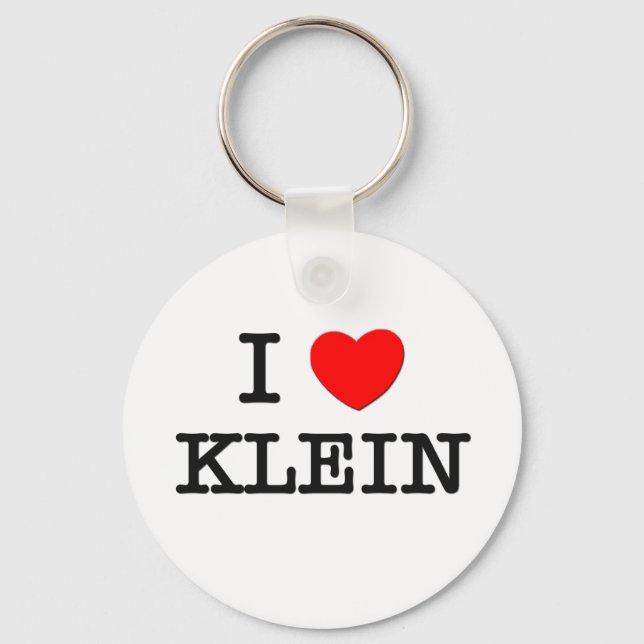 Porte-clés I Love Klein (Recto)