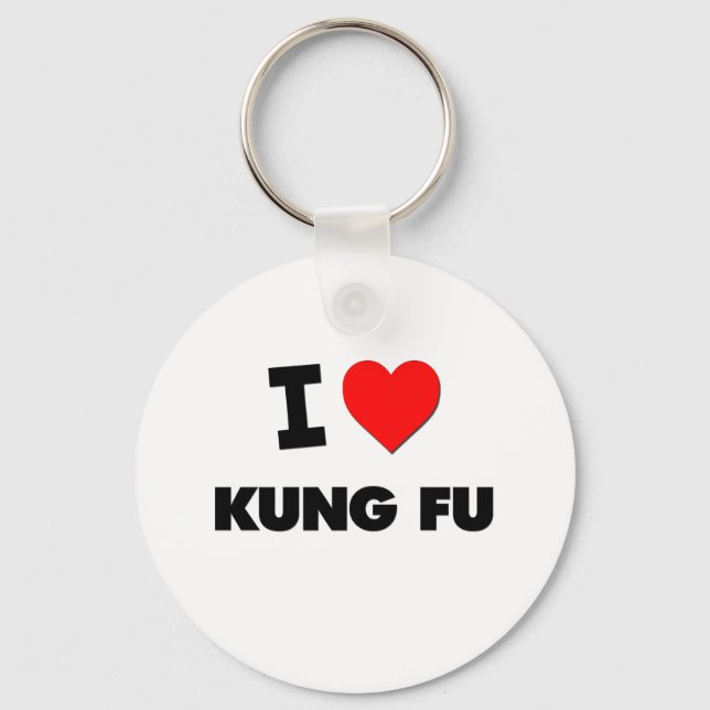 Porte-clés I Love Kung Fu (Recto)