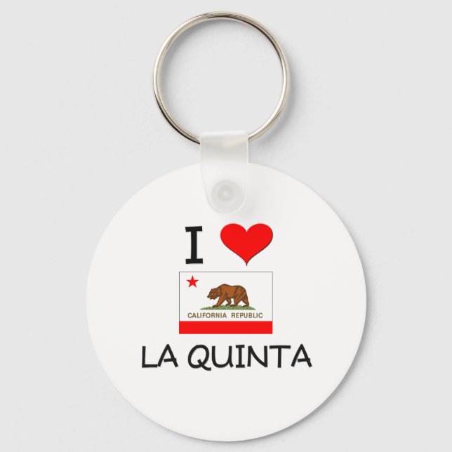 Porte-clés I Love LA QUINTA California (Recto)