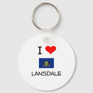 Porte-clés I Love Lansdale Pennsylvanie