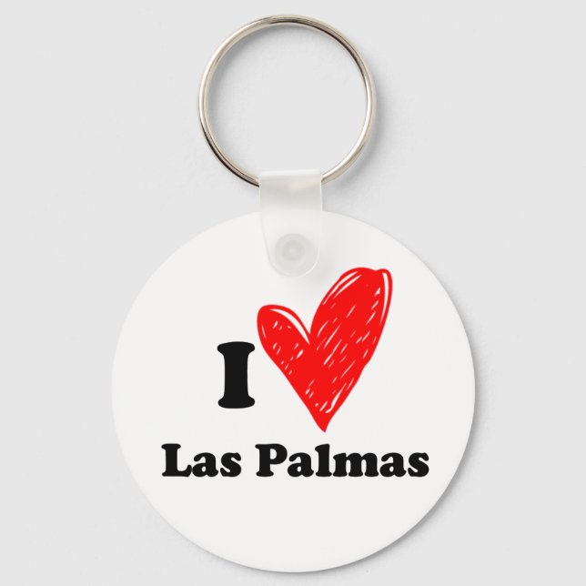 Porte-clés I Love Las Palmas (Recto)
