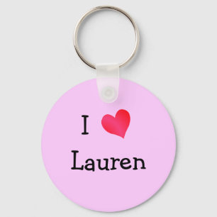 Porte-clés I Love Lauren