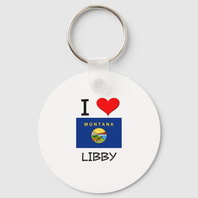 Porte-clés I Love Libby Montana (Recto)