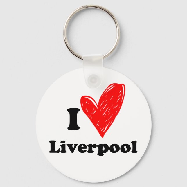 Porte-clés I love Liverpool (Recto)