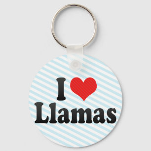 Porte-clés I Love Llamas