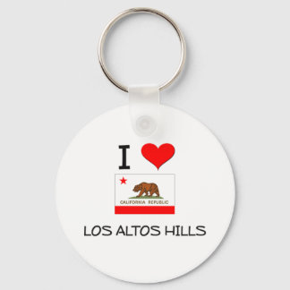 Porte-clés I Love LOS ALTOS HILLS Californie