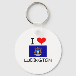 Porte-clés I Love Ludington Michigan