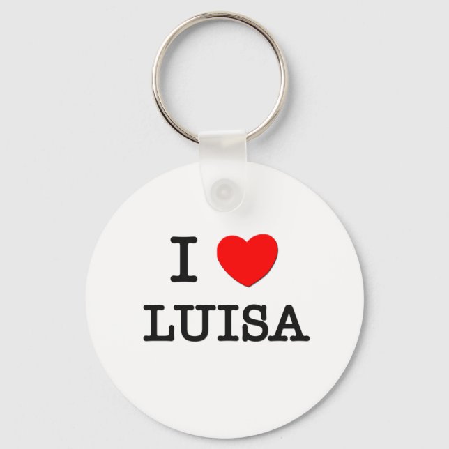 Porte-clés I Love Luisa (Recto)