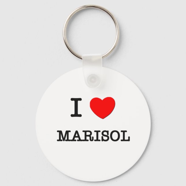Porte-clés I Love Marisol (Recto)