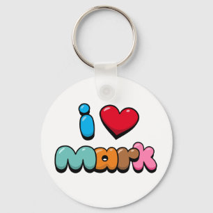 Porte-clés I Love Mark