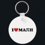 Porte-clés I Love Math<br><div class="desc">I Heart Math Pi</div>