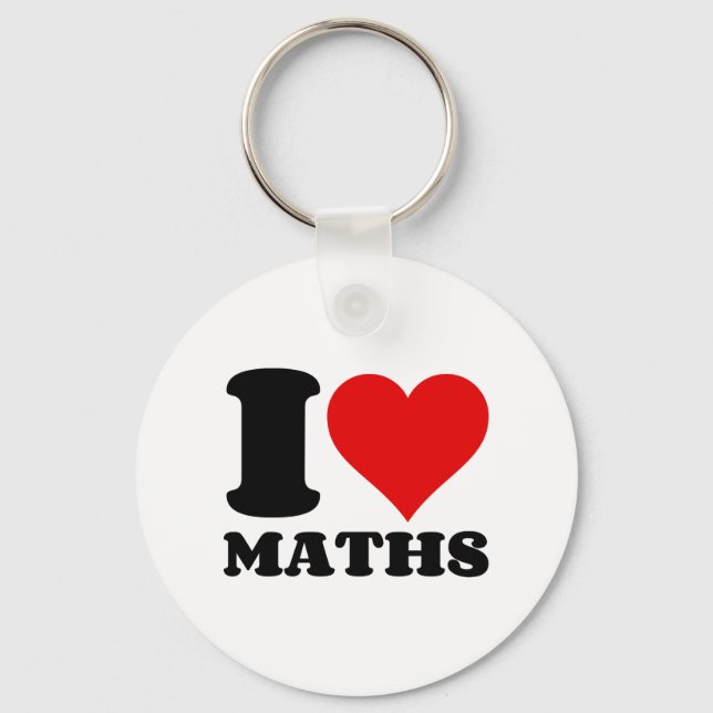 PORTE-CLÉS I LOVE MATHS (Recto)