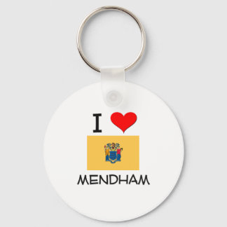 Porte-clés I Love Mendham New Jersey