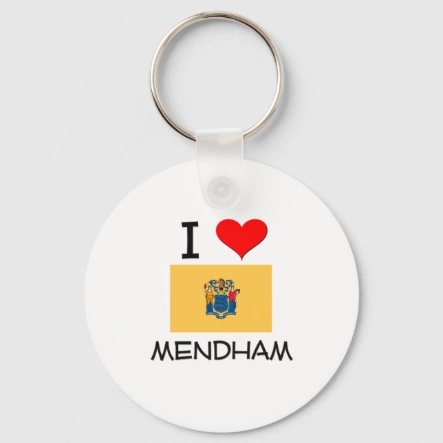 Porte-clés I Love Mendham New Jersey (Recto)