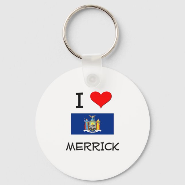 Porte-clés I Love Merrick New York (Recto)