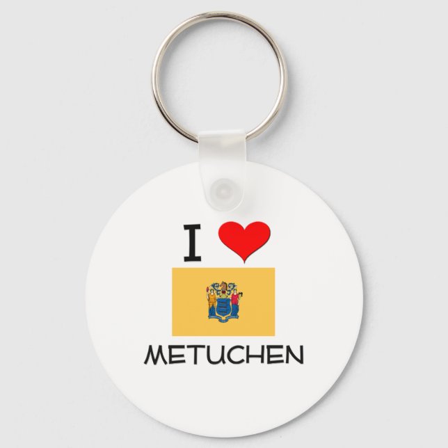 Porte-clés I Love Metuchen New Jersey (Recto)