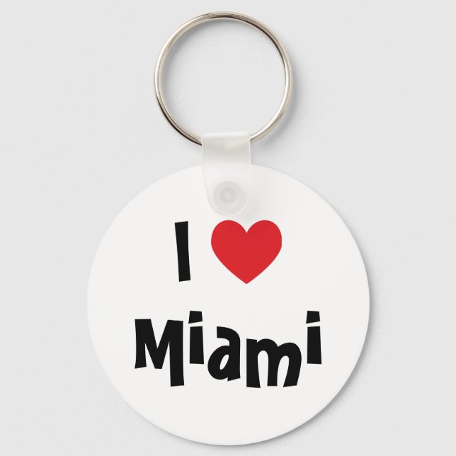 Porte-clés I Love Miami (Recto)