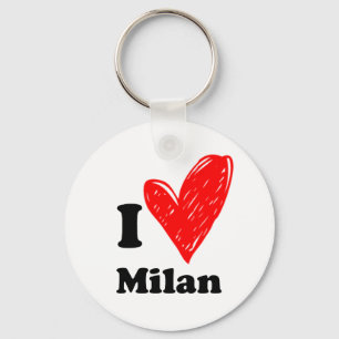 Porte-clés I love Milan